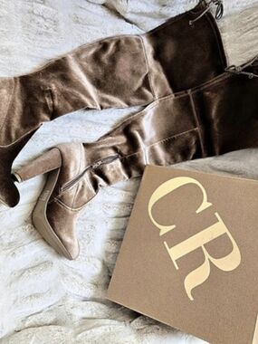 charlotte russe Amaya-01 Over-the-Knee Boots Brown US 7